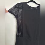 Romeo + Juliet Couture Sheer Lace Panel Cut Out Short Sleeve Jumpsuit. Photo 4