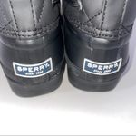 Sperry NEW Top Sider Gosling Quilted Duck Waterproof Black Lace Up Boots Size 6 Photo 5