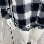 Victoria's Secret Victoria’s Secret Plaid‎ Flannel Shorts Sleep Romper Black White Small Photo 5