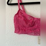 Free People  Sorento Demi Longline Bra in pink rose 34D nwt Photo 2