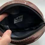 Adidas Rare HTF Authentic  Glitter Round Brown Waist Bag Fanny Pack Carryall Bag Photo 3