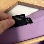 Lands' End lavender purple women's size large polo collared shirt cotton casual Photo 3