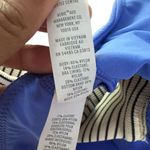 Aerie Offline by Sz XL Blue & Stripe Ribbed Scoop Sports Bra Stretch Padded Photo 4