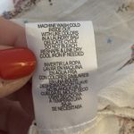 Democracy Womens White Llama Print Blouse Small Ruffle Sleeve Novelty Animals Photo 7