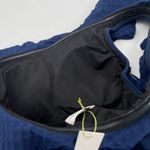 Shoshanna Swimsuit Size 4 One Piece Navy One Shoulder Ruffle Textured NWT Swim Photo 12