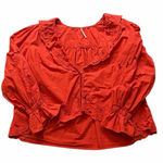 Free People  Maisie Cutwork Top in Summer Fig Photo 0