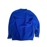 vintage carlisle/sport lambswool suede blue sweater cardigan jacket size large Photo 1
