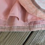 Current Air Anthropologie  Women's Pink Pleated Mini Skirt Size L. NEW Photo 3