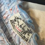 Free People  Intimately Blue Floral Smocked Crop Top‎ Size Medium Photo 4