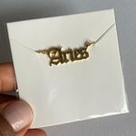 Aries Necklace Dipped In gold! Gold Photo 0