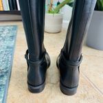 Michael Kors NIB Mindy Leather Equestrian Style Bombe Tall Black Boot Size 7 Photo 11