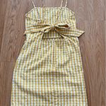 Ivy+Main  gingham yellow dress Photo 1
