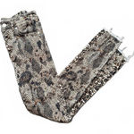 Free People  Women's Jeans Pants Size 24 Brown Tan Cotton Cutoff Polyester Photo 0