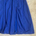 Tie Front Corset Top Sleeveless Midi Maxi Milkmaid Dress in Blue Women’s Medium Photo 5