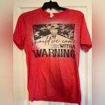 Bella Canvas New w/out tags Red western style Graphic T-Shirt. Size L. Photo 0