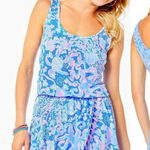 Lilly Pulitzer Jarrett Romper Dress in Boca Blue size XS Photo 0