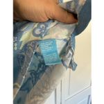 J. McLaughlin  blue paisley tunic sweater M Photo 3