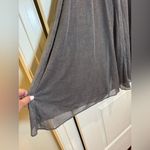 MSK Elegant Sparkle Silver Mesh Pants Gray Size XL Photo 1