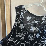 Robbie Bee  Petite decorative Black Silk Top 14p Photo 8