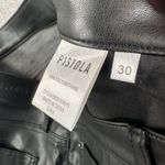 Pistola Vegan Leather High Rise Bootcut Pants Women's 30 Black Photo 6