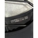 prAna  Black Long Sleeve V Neck Twist Back Athletic Top Women's Medium Photo 4