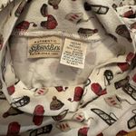 st. john's bay St. John’s Bay Vintage Mock Neck Long Sleeve Winter Print Sledding Women Medium Photo 5