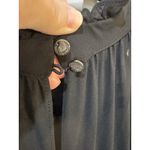 Vince Camuto Jumpsuit Womens Size 8 Chiffon Velvet Black Formal Holiday Sheer Photo 4