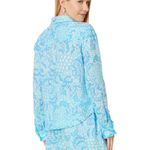 Lilly Pulitzer Women's Coralynn Button-Down, Resort White Goombay Grooves S NWT Photo 2