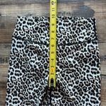 Zyia Active Womens Scrunchy High Rise Leopard Ruched Back Leggings Size 6 Photo 3