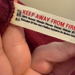 NWT Intimately Free People Burgundy Tie Front Mini Dress Size Medium Purple Photo 3