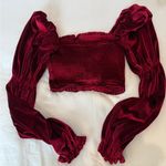 Tularosa  Revolve Trinity Smocked Velvet Top Photo 4