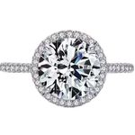 Sterling Silver SIZE 8 925 Round Sparkling AAAAA CZ Ring Photo 0