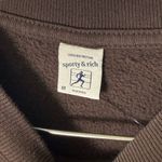 Sporty & Rich Brown H & W Club Crewneck Sweatshirt M Size M Photo 6