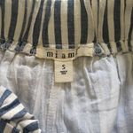 MI AMI-STRIPED PAPER BAG SHORTS Photo 6