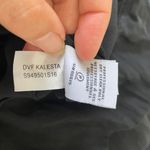 Diane Von Furstenberg  Kalesta 100% Silk Peplum Blouse Black (Size 6) office work Photo 8