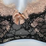 Adore Me Emanuelly Push Up Balconette Bra Black Rose Smoke Size 38DD Photo 4