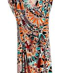 Diane Von Furstenberg  silk vintage print mandala wrap dress Italy RARE Y2K Photo 0