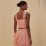 Farm Rio  Light Pink Guipure Sleeveless Corset Photo 1