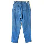 Quacker Factory Vintage Candy Cane High Rise Straight Leg Mom Jeans Size 10 Photo 3