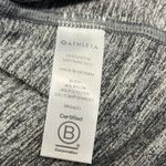 Athleta  Heather Gray Capped Sleeve 1/2 Zip Pullover Shirt with Pleating- Medoum Photo 12