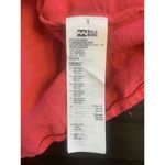 Billabong  Linen Blend Mini Dress Women Medium Hot Pink Sun Beachy Coastal Surfer Photo 4