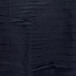 Versace Vintage Gianni Silk Navy Blue Horizontal Pleated Pencil Skirt Size S/M Photo 2