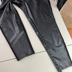 Worthington Faux Leather Leggings Woman 2X Black Ponte Knit Stretch Pull On New Photo 9