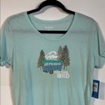 Columbia women’s Mint Green “Find Your Wild” S/S Graphic Tee Size L NWT Photo 2