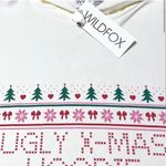 Wildfox NWT Ugly Xmas Hoodie Rebel Hoodie/ Oversized Photo 1