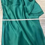 Hello Molly Teal One Shoulder Dress Photo 5