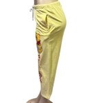 Disney Winnie The Pooh Cropped Pajama Pants Loungewear Yellow Large Photo 4