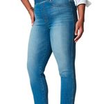 Spanx Vintage Indigo Straight Leg Pull On Jeans Size Small Tall Photo 0