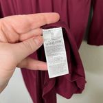 Old Navy burgundy wine red v-neck long sleeve dress size XXL Photo 6