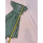 Intrigue  Wrap Dress Womens Size S Green Flutter Sleeve Casual Photo 4